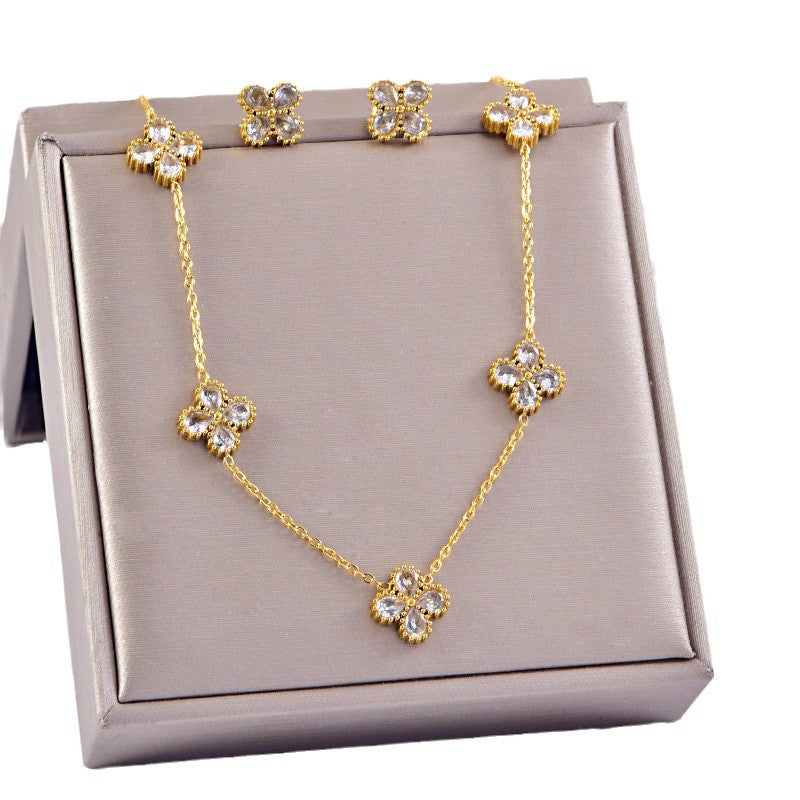 Vintage Floral Jewelry Set